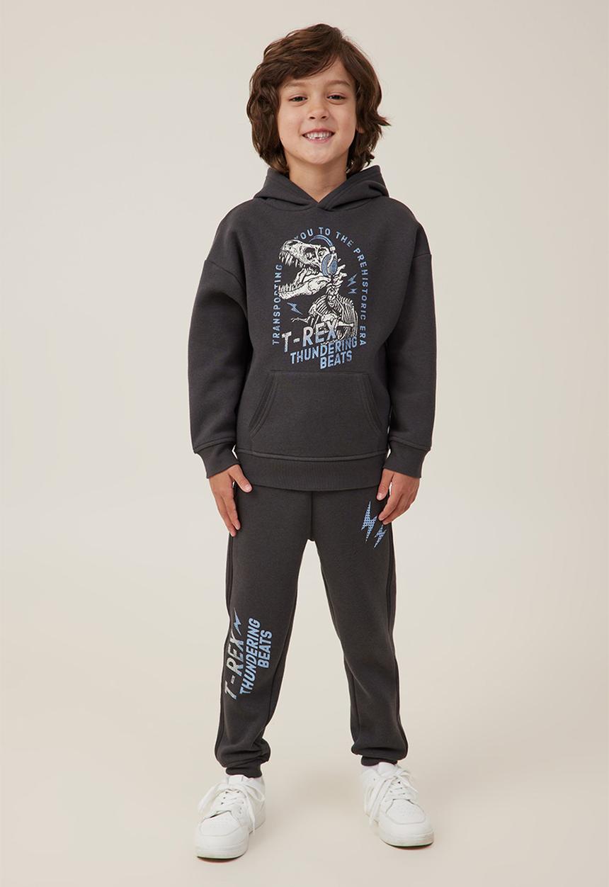 Cotton On - Marco trackpant - phantom/t-rex thundering beats