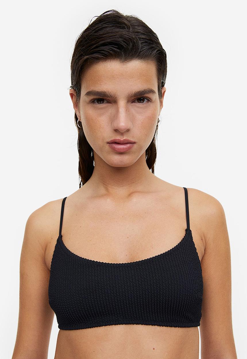 H&M - Padded bikini top - black