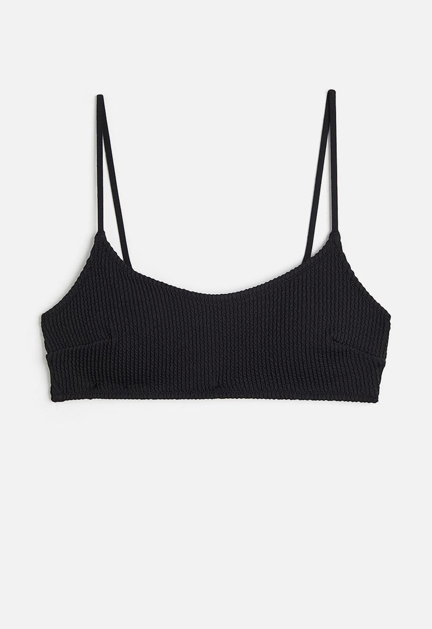 H&M - Padded bikini top - black