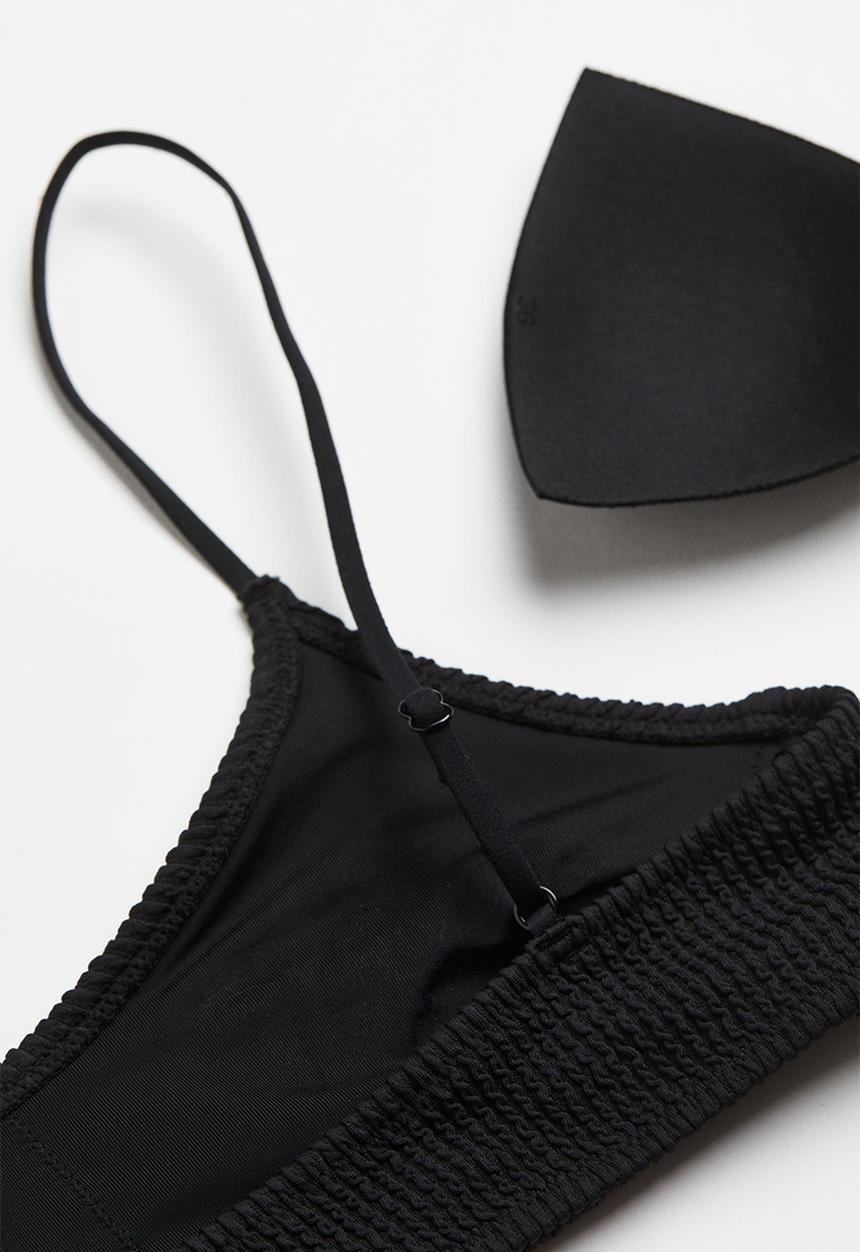 H&M - Padded bikini top - black