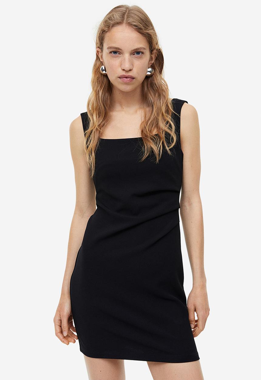 H&M - Pleated dress - black