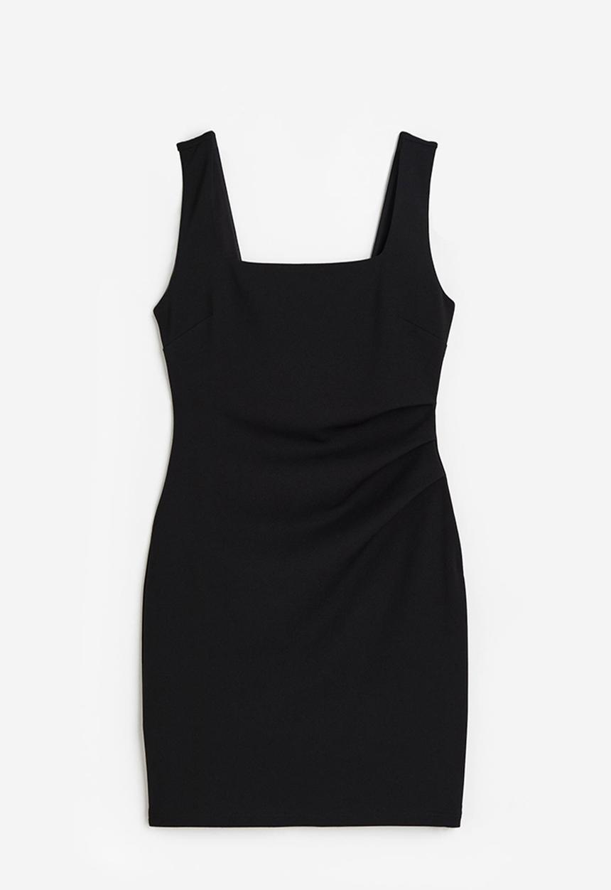 H&M - Pleated dress - black