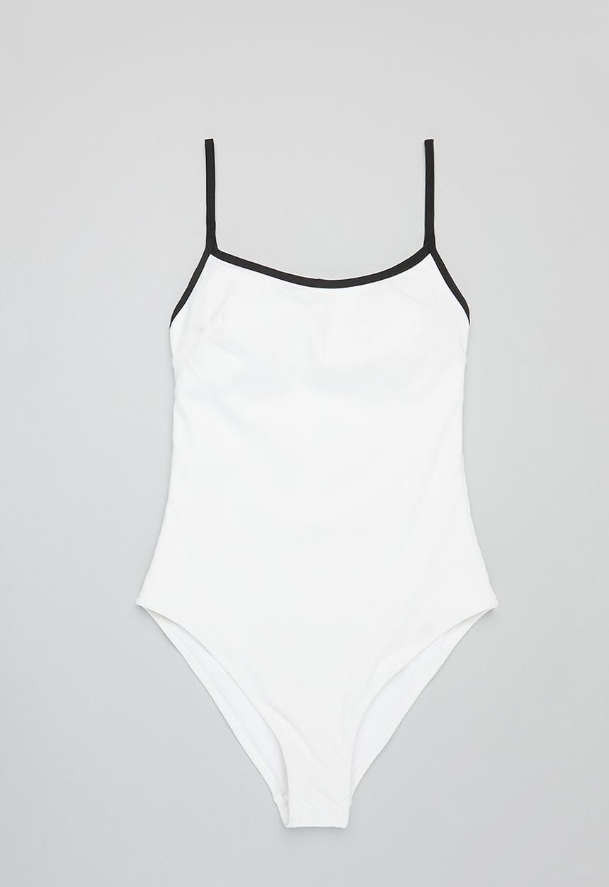 H&M - Padded-cup swimsuit - white