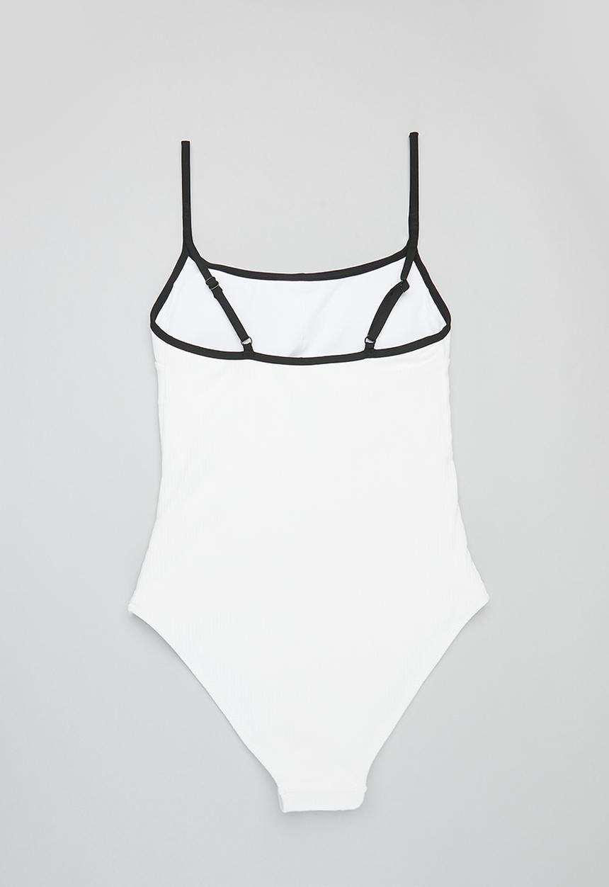 H&M - Padded-cup swimsuit - white