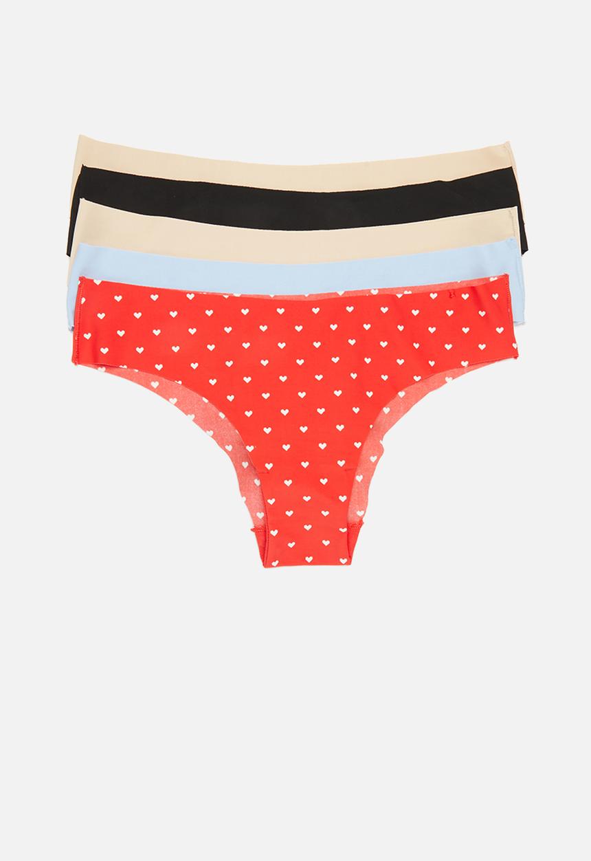 Cotton On - The invisible brasiliano Brief 5 pack - multi