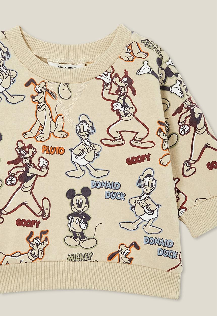 Cotton On - Alma drop shoulder sweater lcn - lcn dis rainy day/mickey mouse & friends