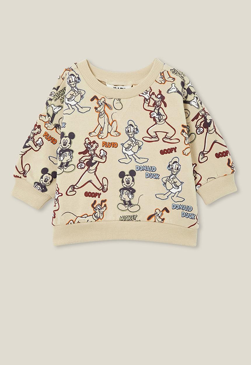 Cotton On - Alma drop shoulder sweater lcn - lcn dis rainy day/mickey mouse & friends