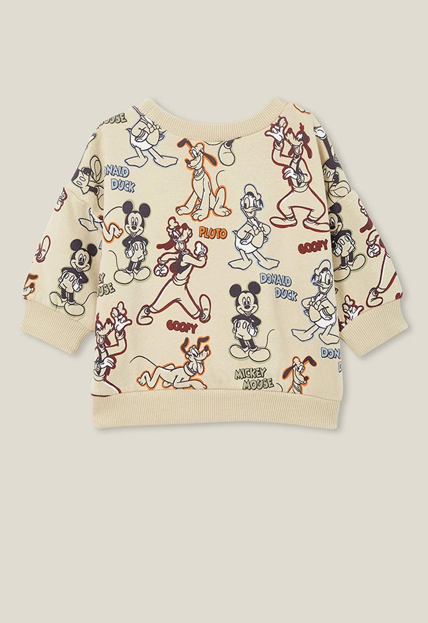 Cotton On - Alma drop shoulder sweater lcn - lcn dis rainy day/mickey mouse & friends