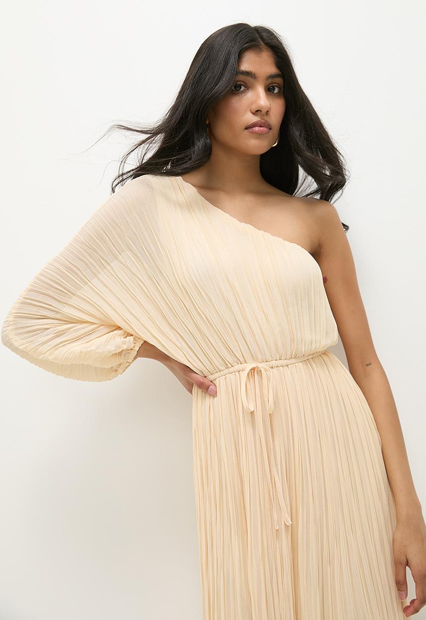 Superbalist - Asym pleated midi dress - brazilian sand