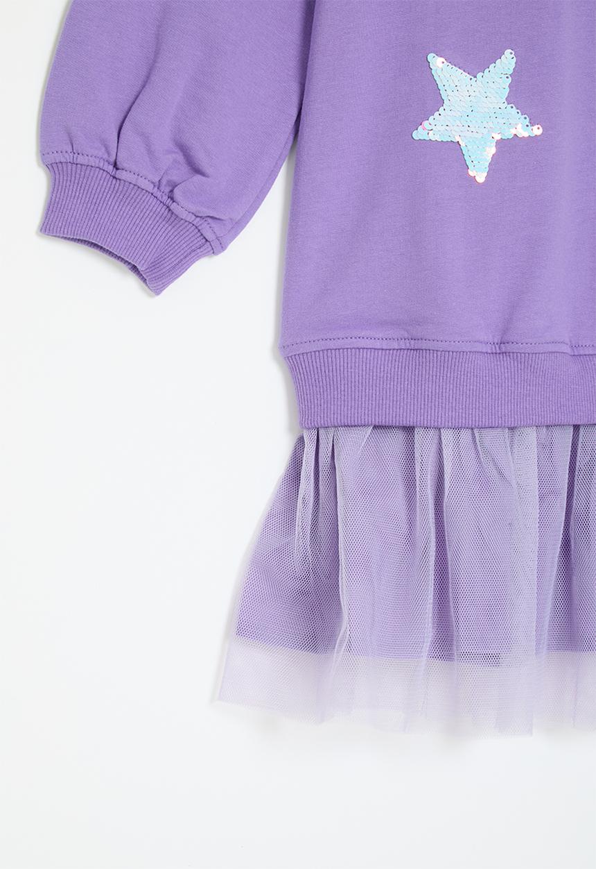 Pop Candy - Combo dress - lilac