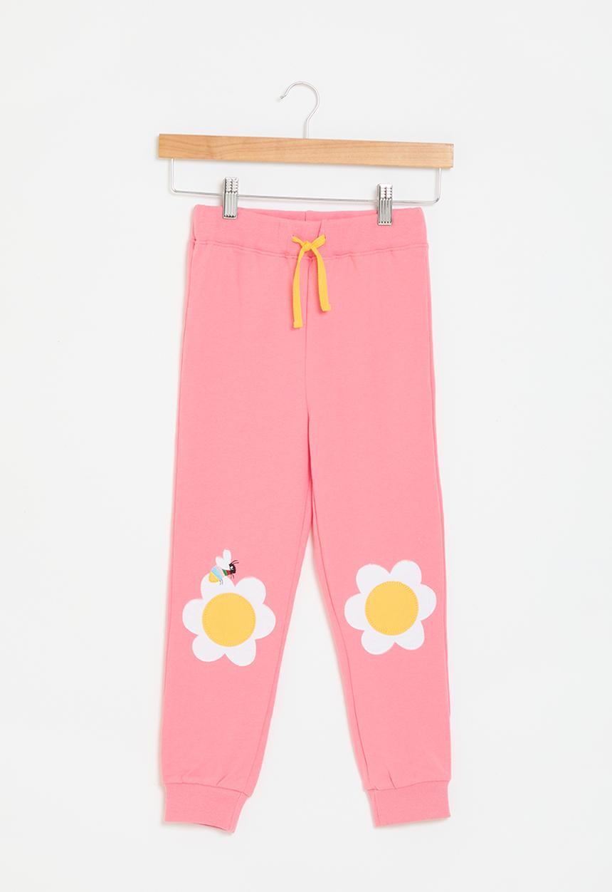 Pop Candy - Printed cuffed pants - pink