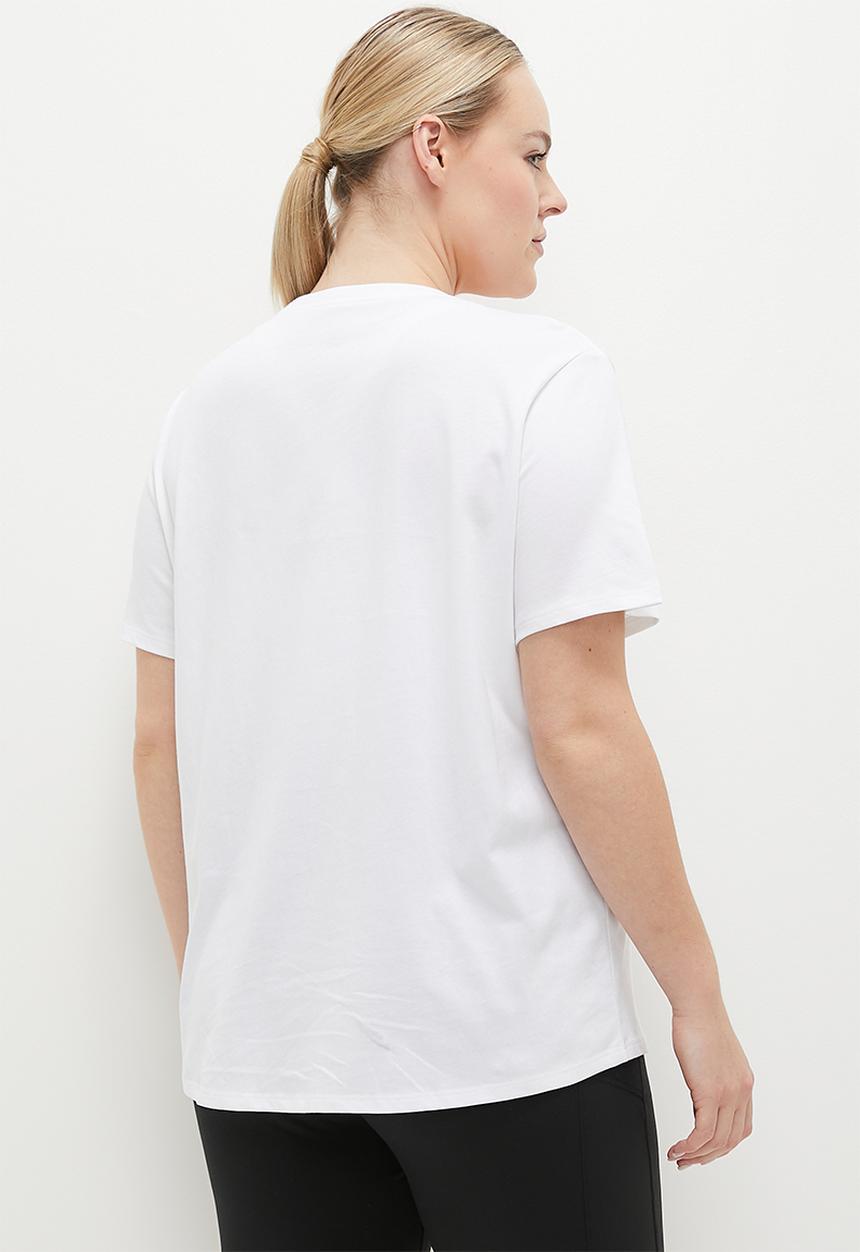 Nike - Plus W Nike Sportswear Tee Essential Icn Ftra - White