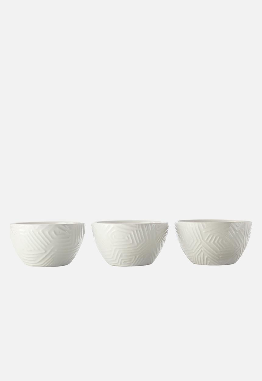 Maxwell & Williams - Dune Set of 3 Bowls - White