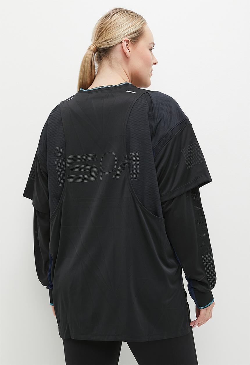 Nike - Plus U Nrg Ispa Long sleeve Top - Black