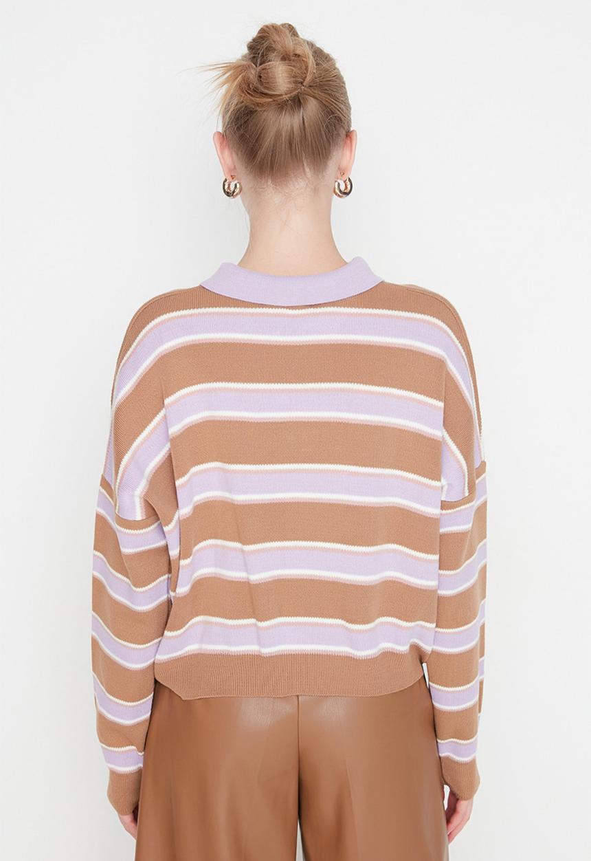 Trendyol - Colourbloack sweater - camel