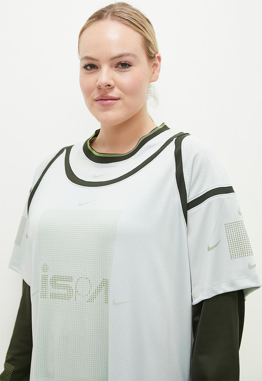 Nike - Plus U Nrg Ispa Long sleeve Top - Lt Sil/Sequoi