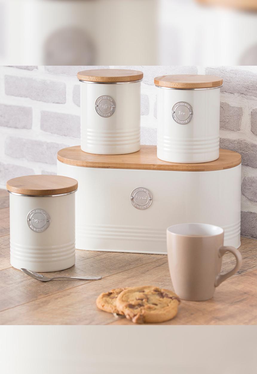 Typhoon - Typhoon Living Cream Coffee Canister - Brown & Cream