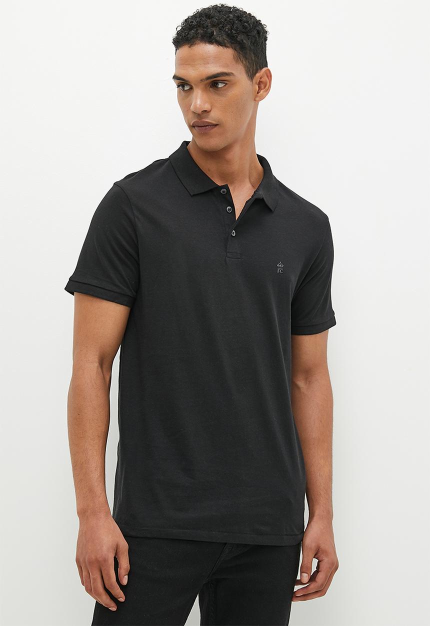 French Connection - J polo - black/gunmetal
