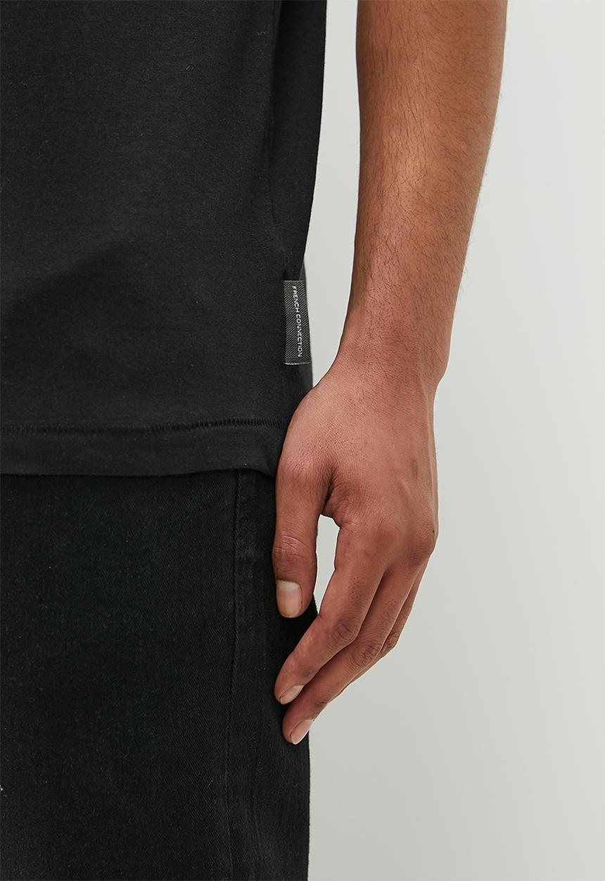 French Connection - J polo - black/gunmetal