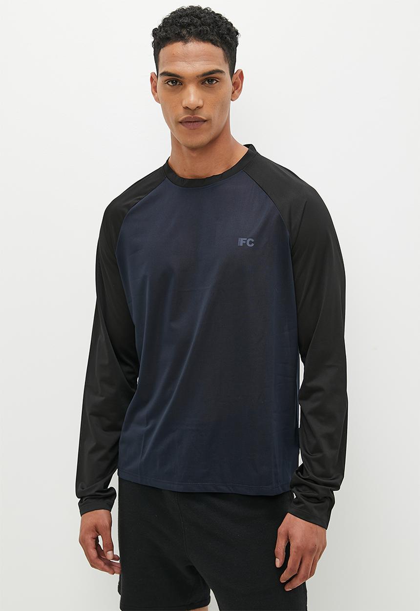French Connection - Raglan long sleeve fcs - marine & black 