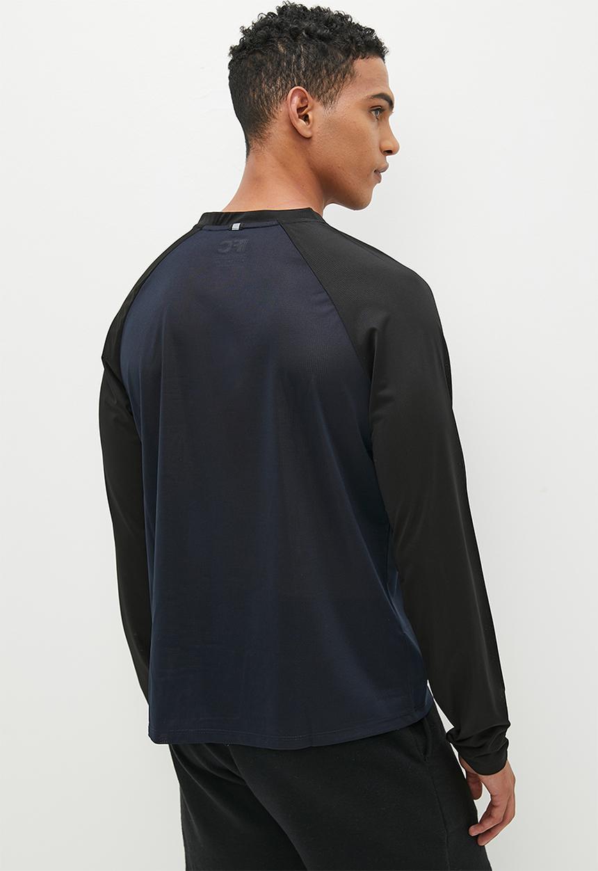 French Connection - Raglan long sleeve fcs - marine & black 