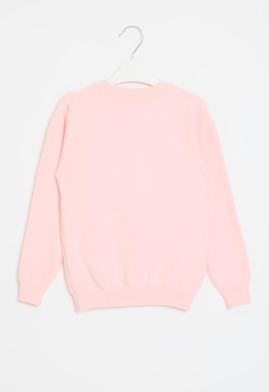 Pop Candy - Sequined butterfly sweater - pink