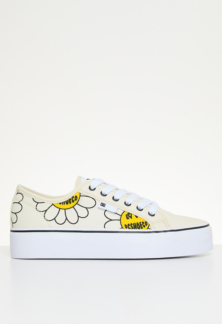 DC - Manual platform - White/Black/Flower 
