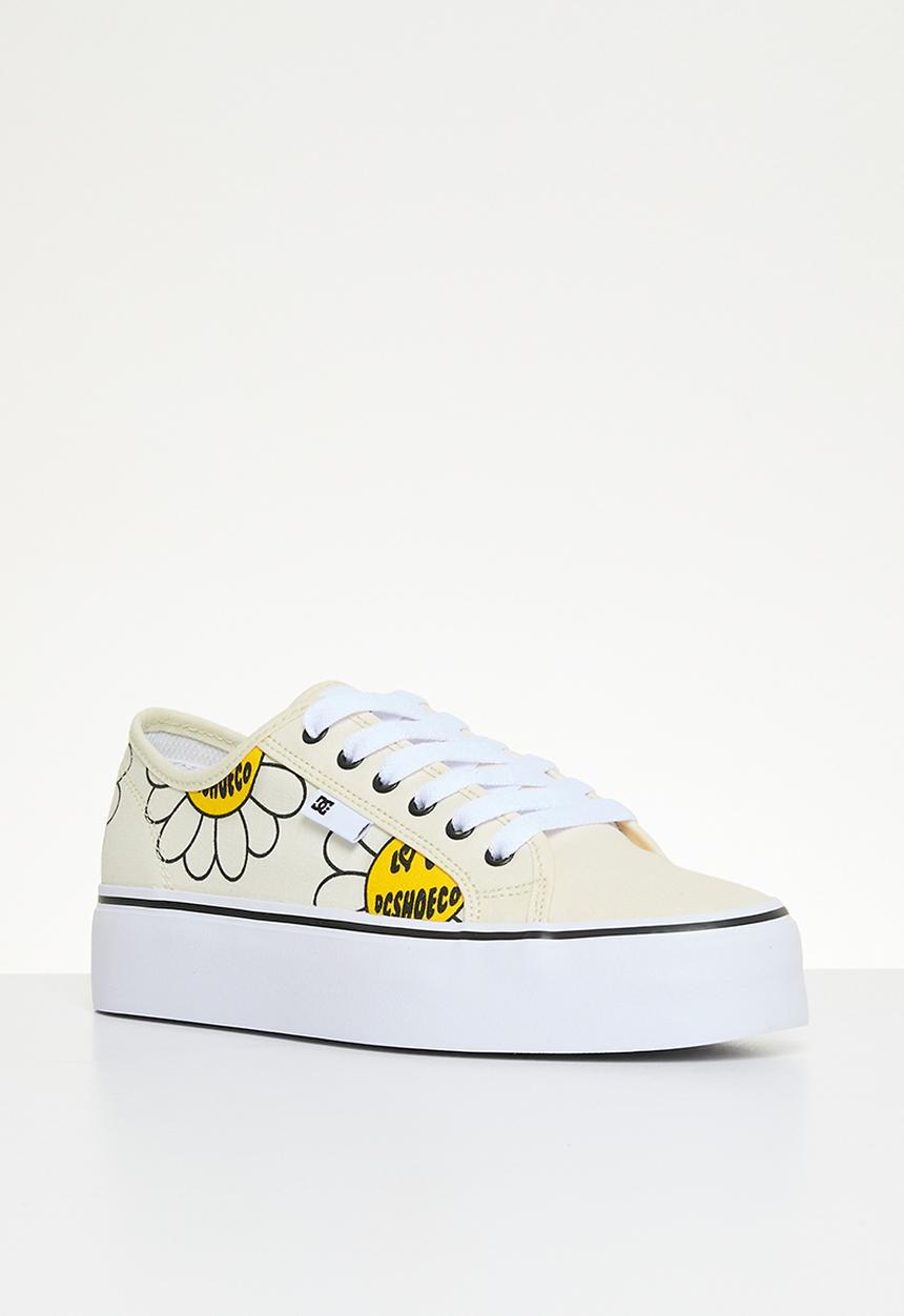 DC - Manual platform - White/Black/Flower 