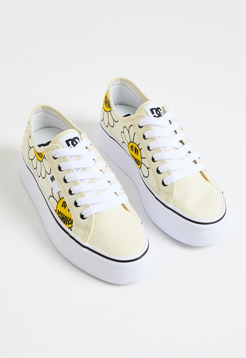 DC - Manual platform - White/Black/Flower 