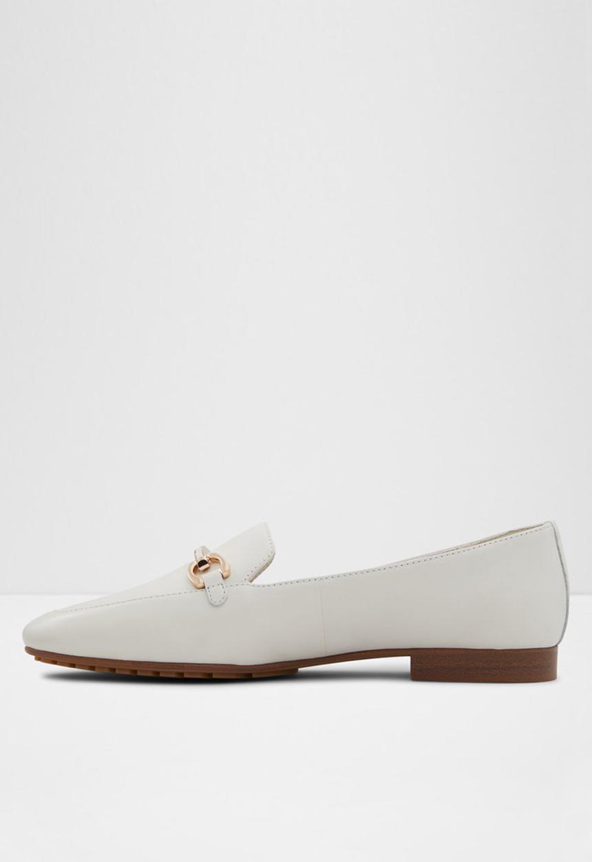 ALDO - Symposia leather loafer - white/bone