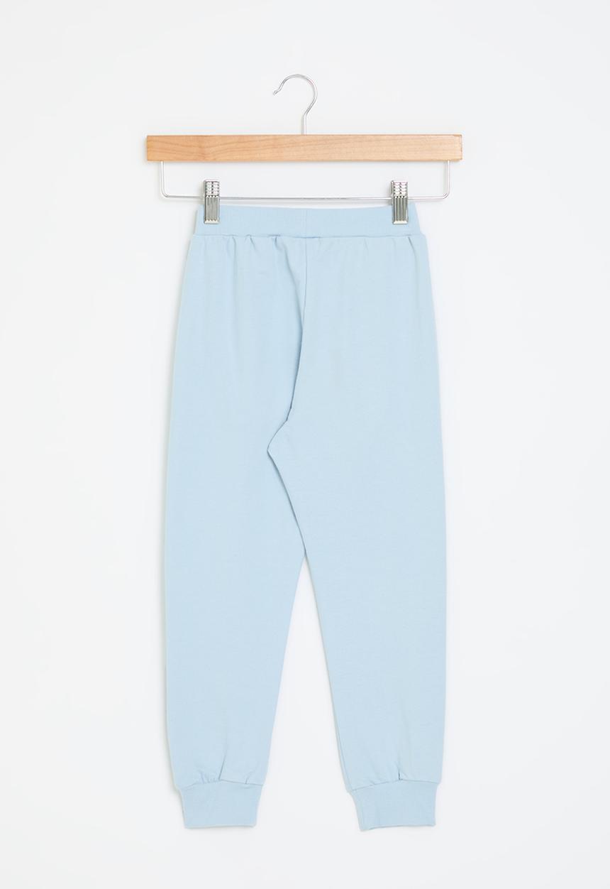 Pop Candy - Cuffed trackpants - light blue