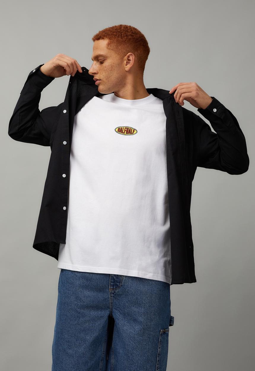 Factorie - Long sleeve shirt - black oxford 