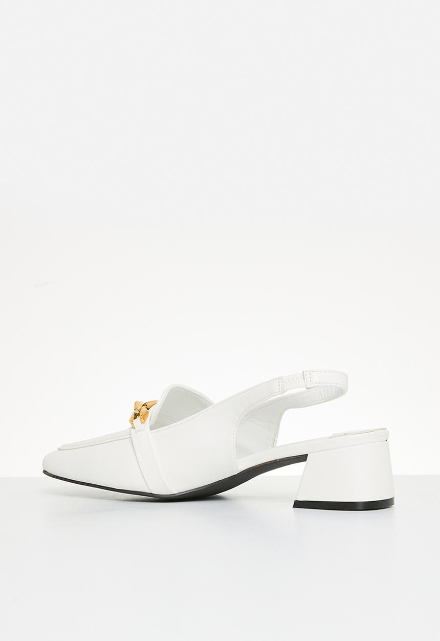 Gino Paoli - Amber slingback - white
