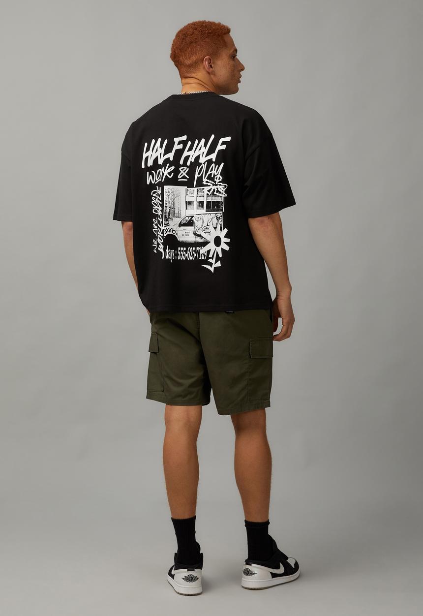 Factorie - Pull On Cargo Short - Deep Khaki 