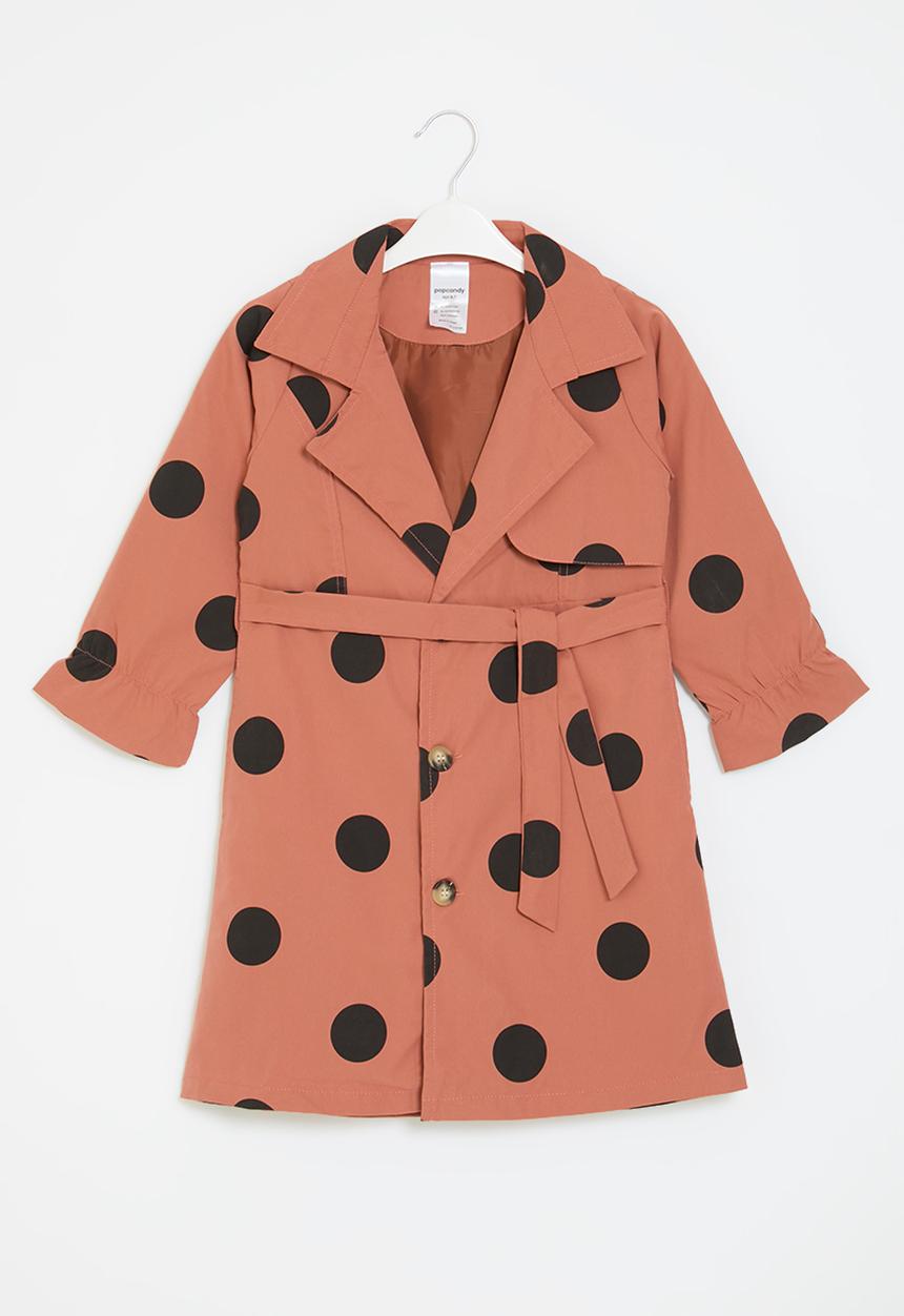 Pop Candy - Polka dot trench coat - pink