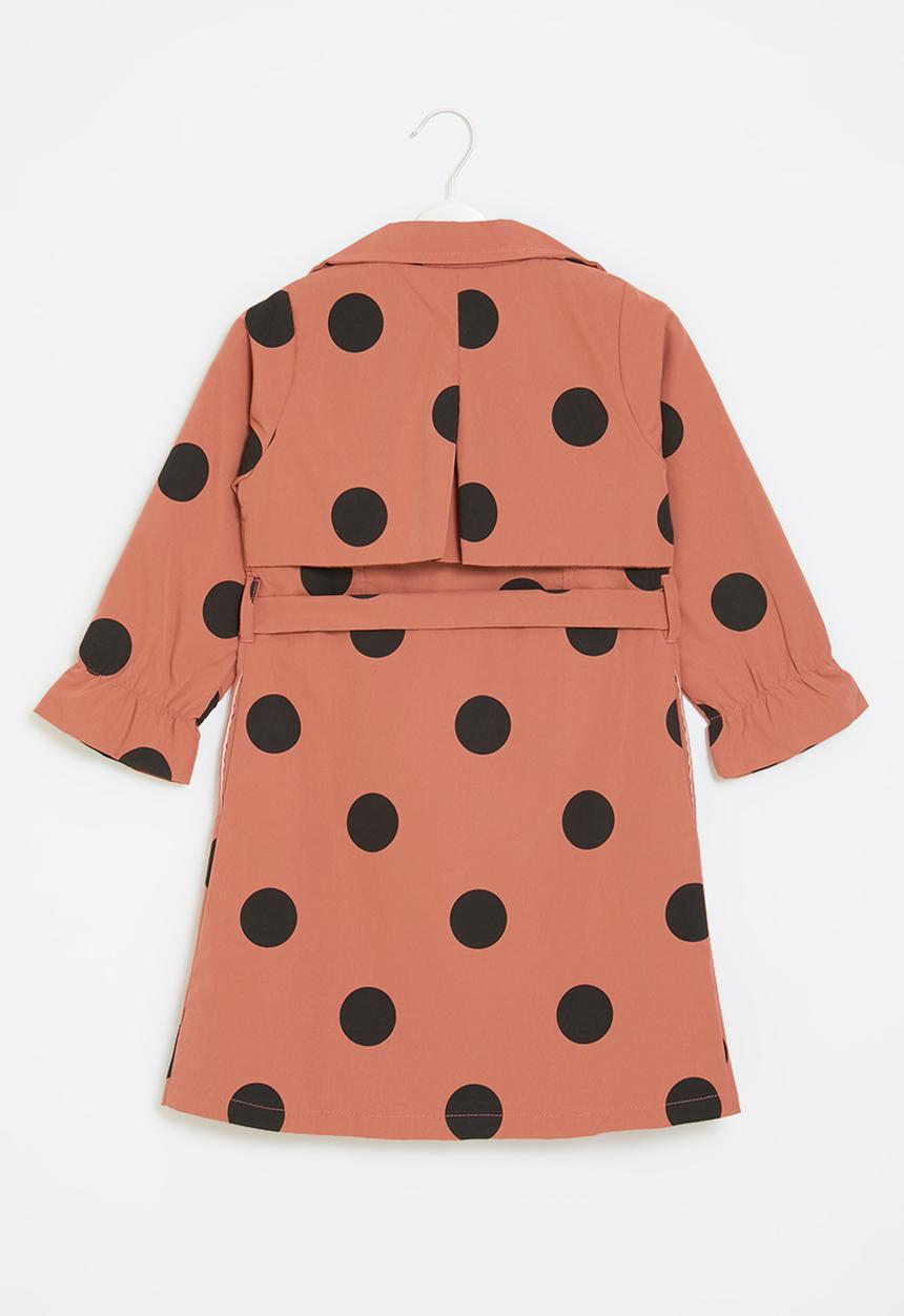 Pop Candy - Polka dot trench coat - pink
