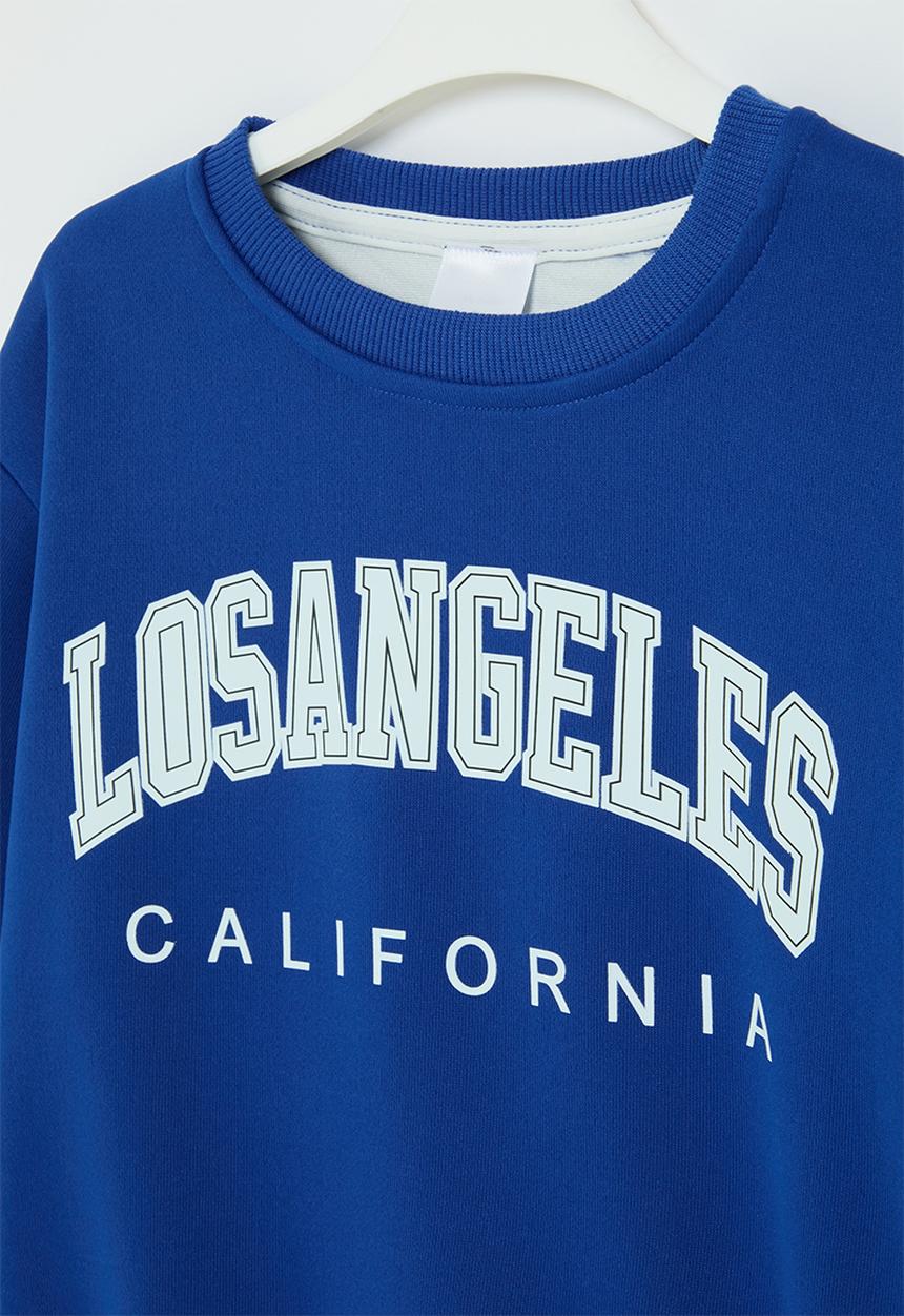 Pop Candy - Printed sweatshirt - blue