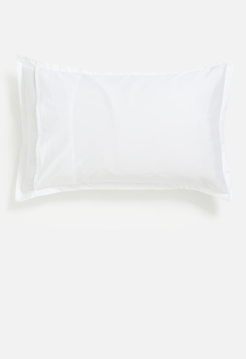 Sixth Floor - T400 Egyptian cotton oxford pillowcase set - white