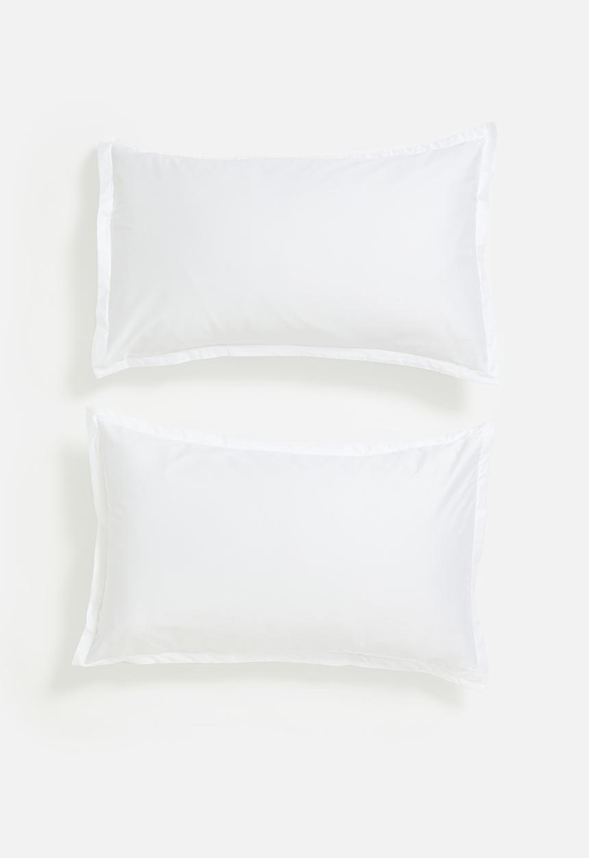 Sixth Floor - T400 Egyptian cotton oxford pillowcase set - white