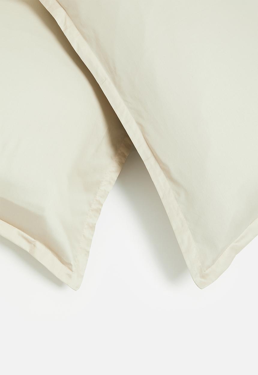 Sixth Floor - T400 Egyptian cotton oxford pillowcase set - stone