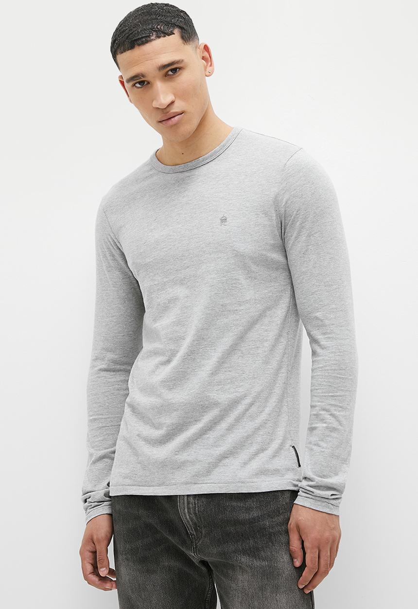 French Connection - Crew long sleeve - lgt grey mel