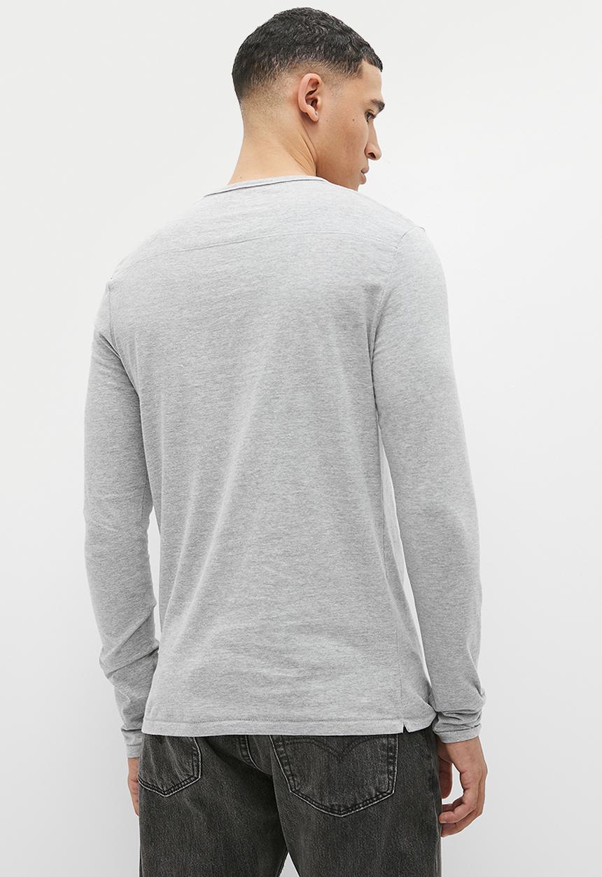 French Connection - Crew long sleeve - lgt grey mel