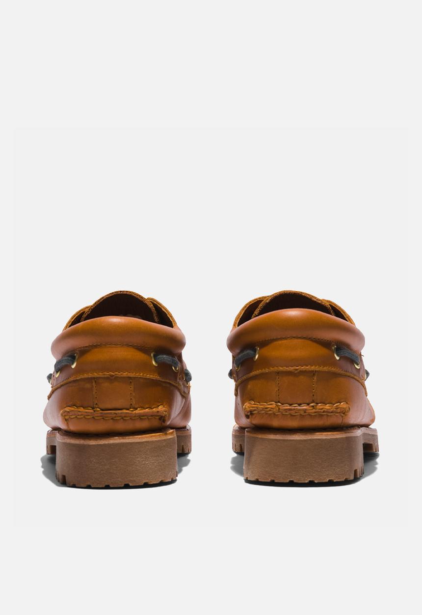Timberland - Authentics 3 eye classics slip ons - brown full grain