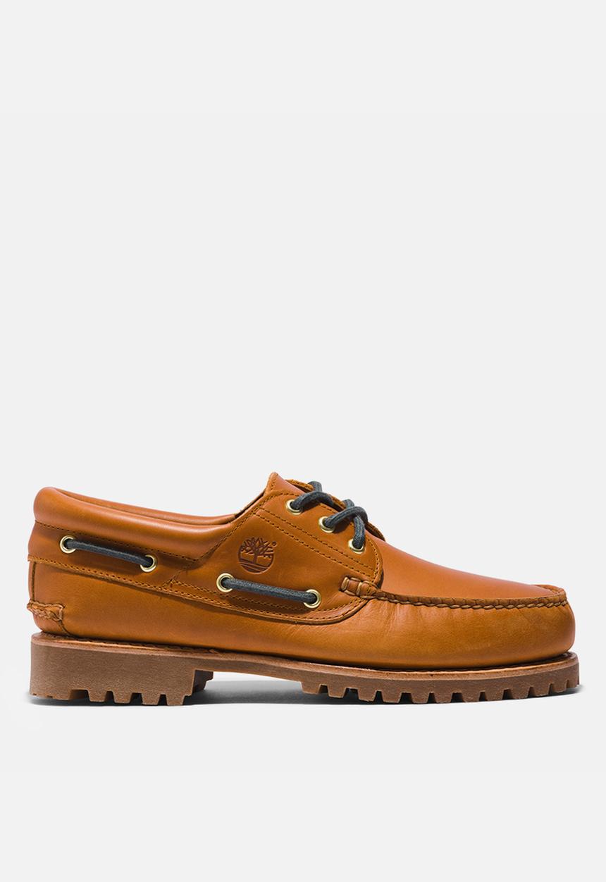 Timberland - Authentics 3 eye classics slip ons - brown full grain