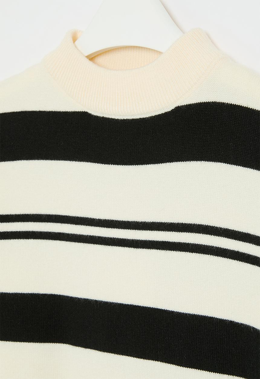 Pop Candy - Striped knitwear - black & ecru