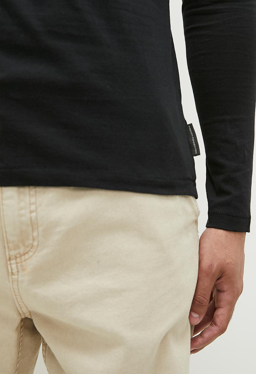 French Connection - Pocket long sleeve - black