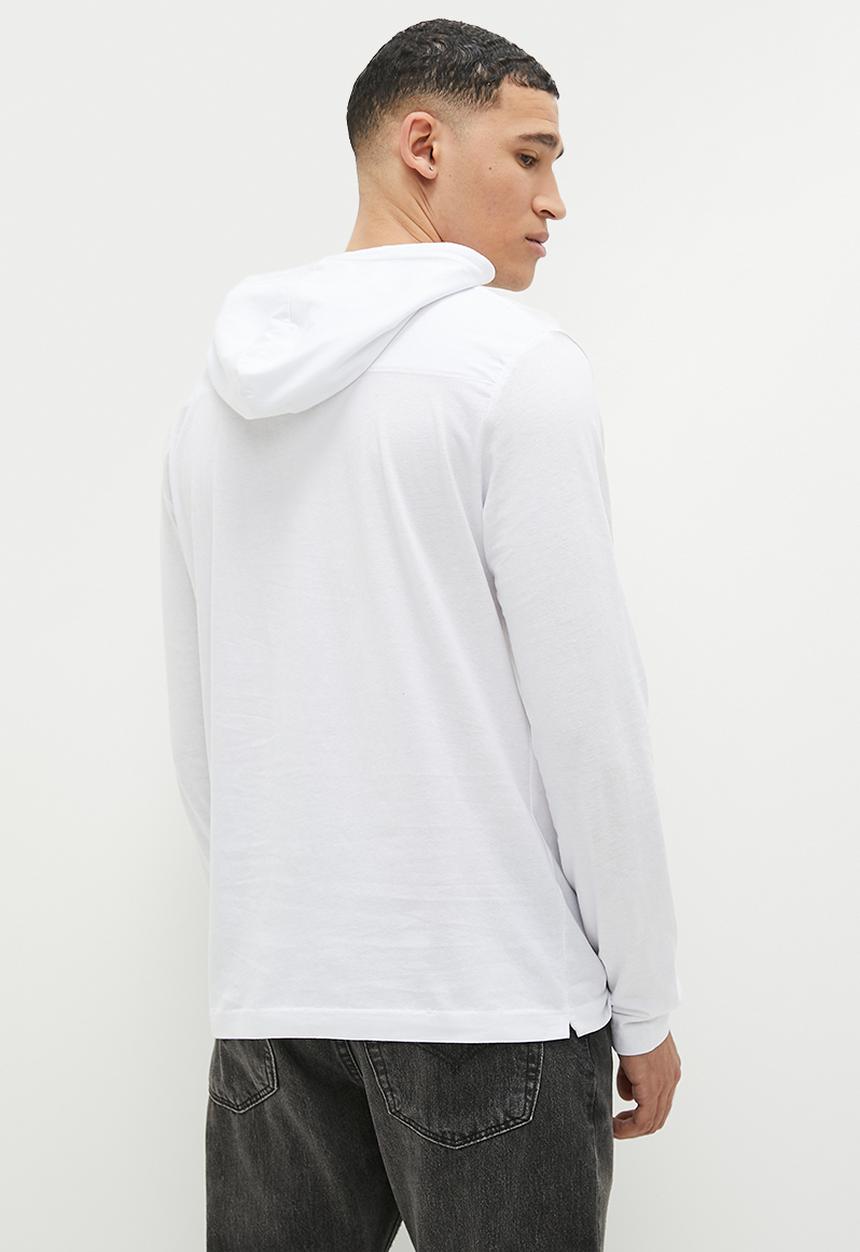French Connection - Hood fc centre scribble - white/black