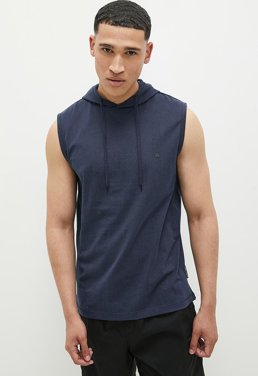French Connection - Sleeveless hood - marine