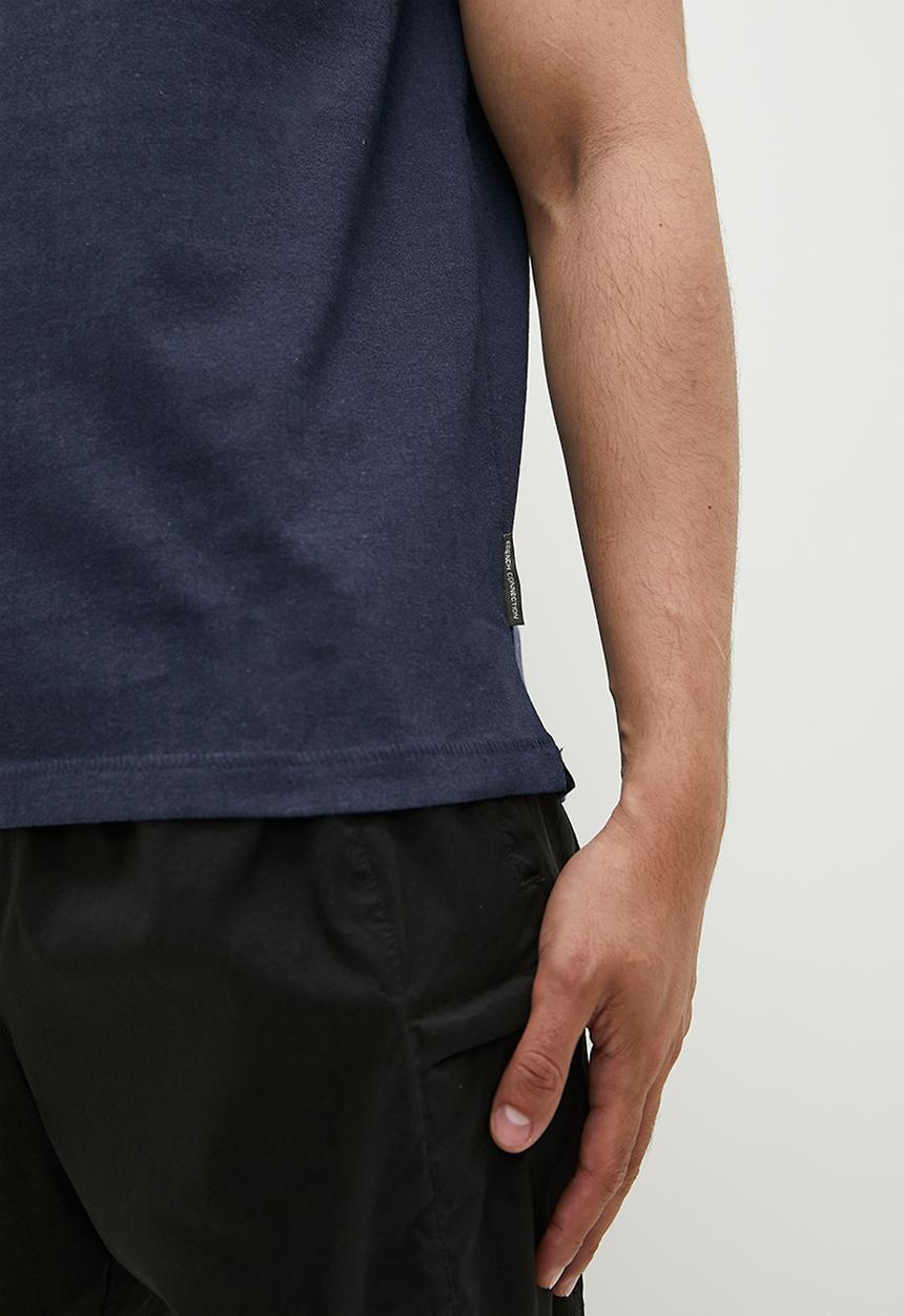 French Connection - Sleeveless hood - marine