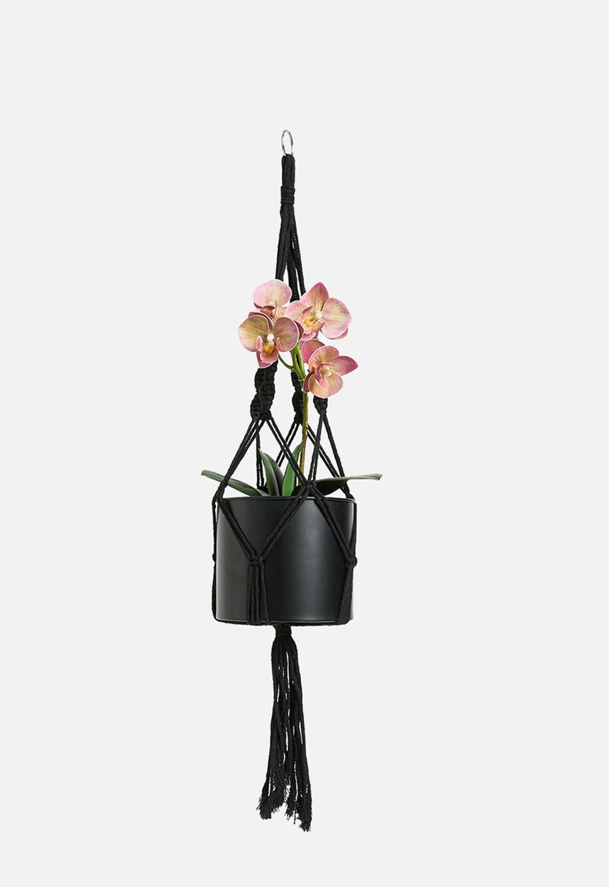 H&S - Hanging rope - black